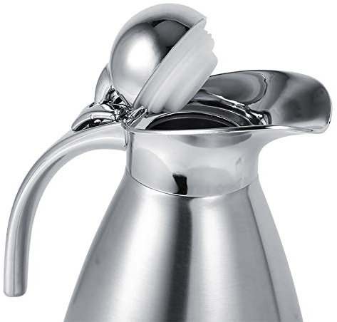 AKLOSIPY Double W Stainl Steel Coffee Pot 1.5L D Jug Hot Bottle for Car Keeps Drinks Hot/Cold Er le and Stylish Design (#1)