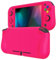 playvital ZealProtect Protective Case for Nintendo Switch Lite, Hard Shell Grip Cover for Nintendo Switch Lite w/Screen Protector & Thumb Grip Caps & Button Caps - Bright Pink