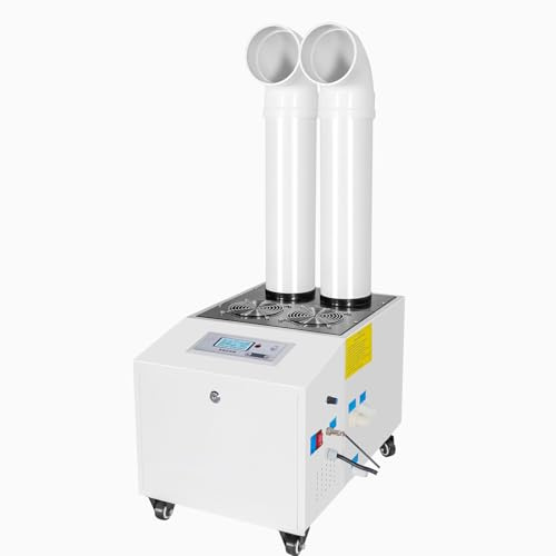 Highest Mist Industrial Humidifier 21L/H Commercial Mister | Stainless Steel, Automatic Water Filling, 10-99% RH Humidity Adjustable, for Large Room Factory Workshop Mushroom Farm