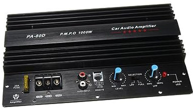OSALADI 12v 1000w Car Subwoofers Amplifier Board High Power Stereo Audio Amp for Vehicle Sound Systems Exposed Bass Module Black