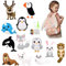 Nähset Kinder, 12 Stück Filztiere Nähen Set, DIY Nähset Kinder Tierformen, Animals Sewing Kit, N-ähen Kinde Filzset, Tierformen Filz Bastelset, Filz N-ähen Kits, Geschenke für Jungen und Mädchen