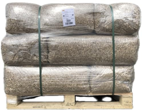 MISCANTHUS WIEDEMANN - Bio Miscanthus Gartenmluch. Umweltfreundlicher Mulch für Gartenbeete und Gartengestaltung. Alternative zu Rindenmulch und Hackschnitzel (9 Ballen je 120 Liter)