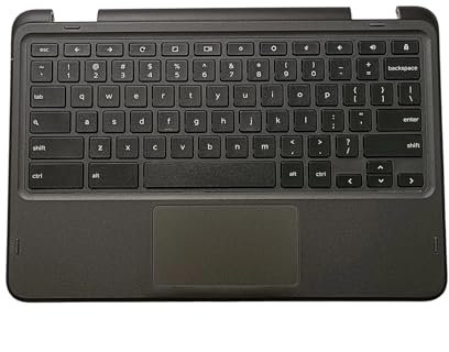 Repuesto para Dell Chromebook 3110 2 en 1 reposamanos teclado táctil negro CKY67 0CKY67