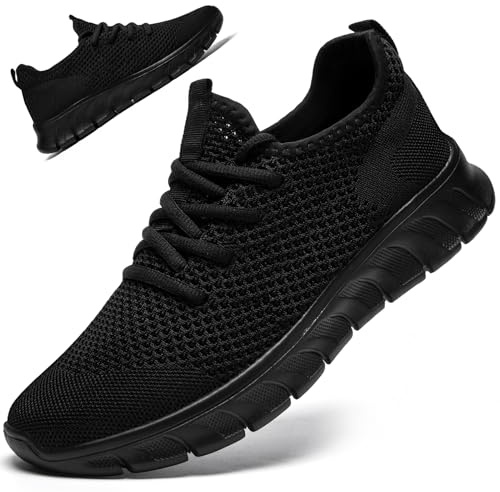 RJYWGS Mens Womens Trainers Running Shoes Slip On Gym Unisex Sneakers | Sports, Walking, Workout, Ultra Lightweight, Breathable Mesh Upper, Non Slip EVA Sole, Comfortable, Work, Tennis, Casual