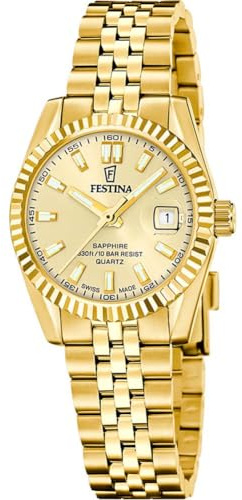 Festina Swiss Made Classic Steel F20089/2 Damenarmbanduhr