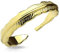 Bungsa Gold - Federn Zehenring Damen Gold/Silber/Rosegold (Zehring Fussschmuck Fussring Toe-Ring Nail Ring Nagelring biegbar verstellbar)