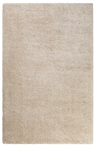 Homie Living I Hochflor Teppich I Parma I sehr flauschig und kuschelig I (Beige, 80 x 150 cm)