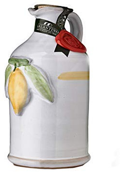 Cruche en Céramique avec Huile Extra Vierge d'Olive et Citron 250 ml