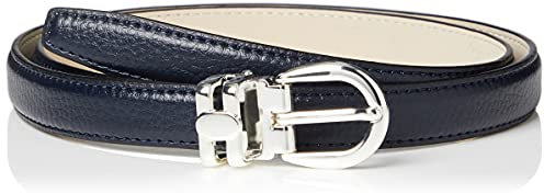 Anthoni Crown Damen Ledergürtel Gürtel, dunkelblau, 85
