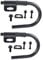 E-YooHoo Set of 2 M745RB Spring Loaded RafterU Hook/Retractable Nail Gun Hanger for Hitachi NR83A NR83A2 NR90AE