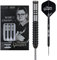 ONE80 Steel Dart Beau Greaves Beau n Arrow VHD Black Edition 90% Tungsten Steeltip Dart Steeldart (23 Gramm)
