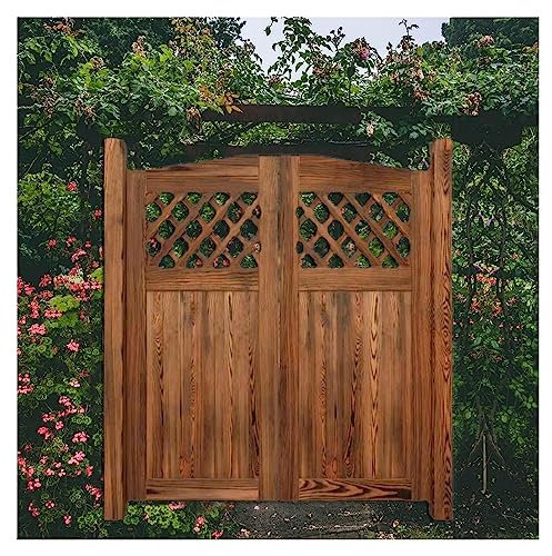 Porte Battente del Saloon, Porte oscillanti interne,Porte Oscillanti del Caffè di Legno Solido,Porta Divisoria Cucina Bar,Porta del Recinto del Giardino,con Cerniere ( Size : W80xH70cm(31.49x27.55in)