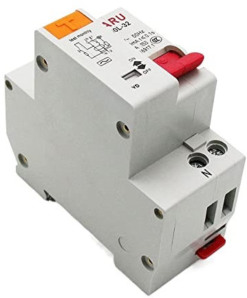 Disjoncteur,Disjoncteur Différentiel 2 5A EPNL DPNL 230V 1P + N Disjoncteur de courant résiduel avec protection contre les fuites de courant de courant et à court terme RCBO RCCB MCB DIY
