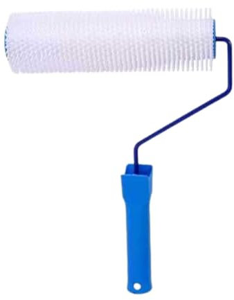 Sharplace Spiked Roller Floor, Self Leveling Screed Spiked Roller, Compound Screed Floor Roller Hand Tool, 9inch