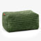 Lounge Pug Kleiner Fußhocker Pouf, Nadelwaldgrün Cordstoff, Sitzpouf, Pouf Sitzsack Hocker Wohnzimmer