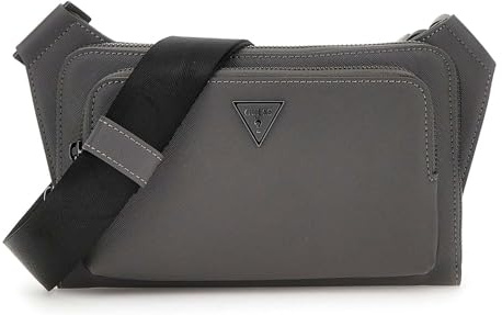 GUESS Milano Flat Bumbag Asphalt