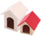 Abaodam Miniatur- -Spielzeug Puppenhaus-zubehör Aus Holz Kinder-hundehütten-Sets Zum Spielen