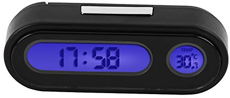 2 in 1 Autofahrzeug Innenraum Mini Electronic Watch LED Digitale Thermometer Voltmeter Universal Car Thermometer Voltmeter