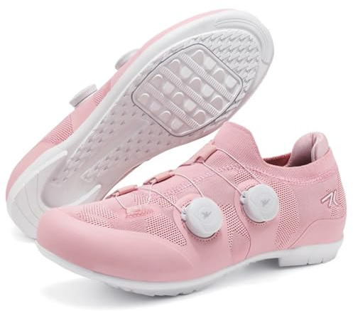 TvzsiY Scarpe da Mountain Bike Nessuna Serratura Donna Scarpe da Flat Professionali Anti-Scivolo Scarpe Sportive da Esterno