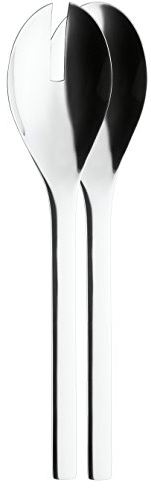 Puresigns ONE Extra Salatbesteck 25cm Edelstahl Poliert Silber 2-teilig