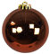 Mojawo XXL Christbaumkugeln Weihnachtsbaumkugeln Dekokugel Baumschmuck Braun Ø 20cm Schmuckkugeln