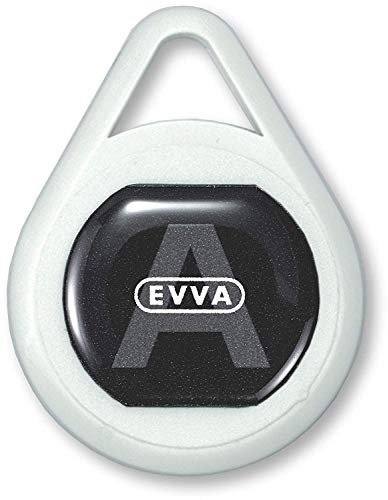 EVVA AirKey KeyTag für AirKey Zylinder - Identmedium Schlüsselanhänger - 5 Stück - weiß