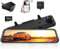 WOLFBOX 12 G840H 2.5K Spiegel Dashcam mit Rückfahrkamera, Dual Dash Cam Spiegel, Loop-Aufnahme und G-Sensor, Parküberwachung, GPS, kostenlose 32 GB-Karte