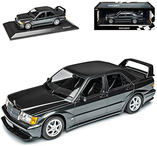 Mercedes-Benz C-Klasse 190E W201 2.5-16 EVO 2 Blau Schwarz Metallic 1982-1993 limitiert 1 von 1002 1/18 Minichamps Modell Auto mit individiuellem Wunschkennzeichen