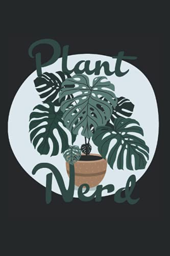 Pflanzen-Nerd Monstera: DIN A5 Kariert 120 Seiten / 60 Blätter Notizbuch Notizheft Notiz-Block Monstera Deliciosa Designs für Pflanzen Liebhaber