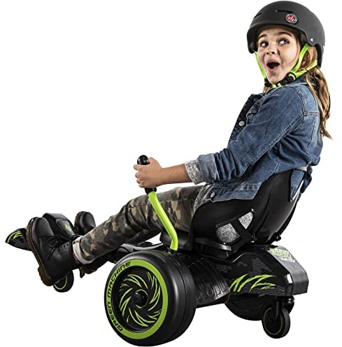 Huffy Green Machine Vortex 12v Electric Ride On Fast 360 Spin Action