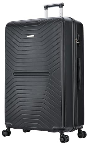 FLYMAX 29 Large Suitcase 4 Wheel Lightweight Luggage Hard Shell Travel Case Hold Check in Fits 23kg - 27kg + 3 Digit Lock Suitcase Large + Telescopic Handle 100 Litre Capacity
