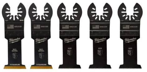 MILWAUKEE Universal Fit Open-LOK 5-Piece Oscillating Multi-Tool Set (49-25-1135)