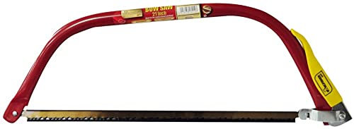 Unibos Heavy Duty 21-Inch Comfy Grip Handle Deluxe Bow Saw Outdoor Garden Hand Tool