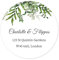 48 PERSONALISIERT Adressaufkleber Hochzeit Weihnachten Address Aufkleber Rücksendung Adresse Etiketten Geschäftsadresse Gastgeschenk Sticker 40mm - Rd 401 (001 Grüner Baum)