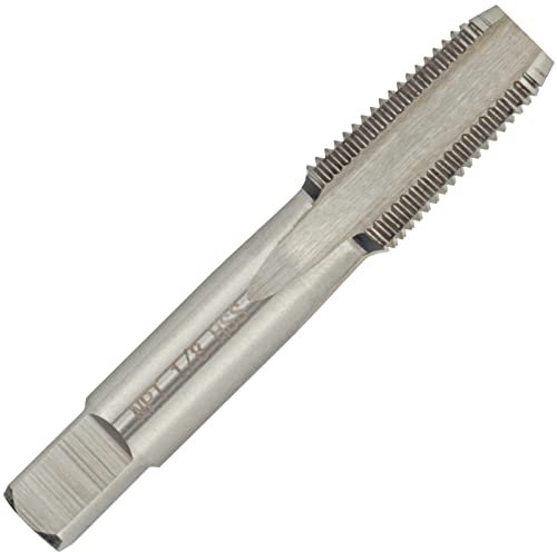 Aceteel HSS 1/8-Zoll-27 NPT Maschinengewindebohrer, 1/8 x 27 NPT Gerades Rohrgewinde Gewindebohrer