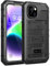 Beeasy for iPhone 14 Case Waterproof Heavy Duty Shockproof Tough Metal Armour Cover Dustproof Built-in Screen Protector, Robust 360 Full Body Military Protective Rugged Case for iPhone 14 6.1inch