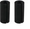 Ruiwaer 2PCS 1/2'' to 1/4'' Router Collet Reduction Sleeve Tool Bit Router Collet Reduction Sleeve Tool Bit, Black