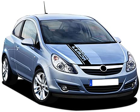 ACSUZ Auto Aufkleber, für Opel Corsa Car Hood Sticker Protector Personalised Klebt Deko AufStyling Accessories