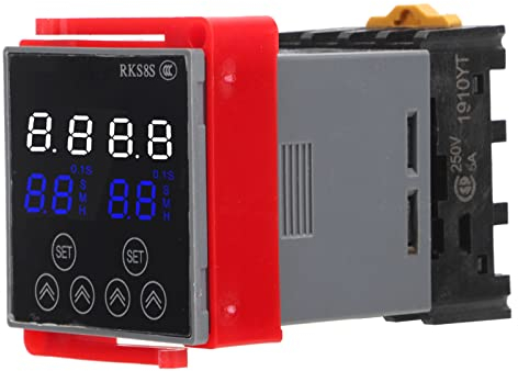 Relé de Retardo de Tiempo, Tres Modos de Trabajo, Carcasa de PP Retardante de Llama, Pantalla de Cristal Líquido Digital LCD, Aplicaciones para Equipos de Fábrica, Farolas de Carretera(DC24V)