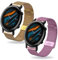 2-PCS Metall Armband Kompatibel mit smartwatch AGPTEK LW11 Armband Mesh Edelstahl Schnalle für Damen/Herren für smartwatch AGPTEK LW11 Band Ersatzarmband für smartwatch AGPTEK LW11 (7)