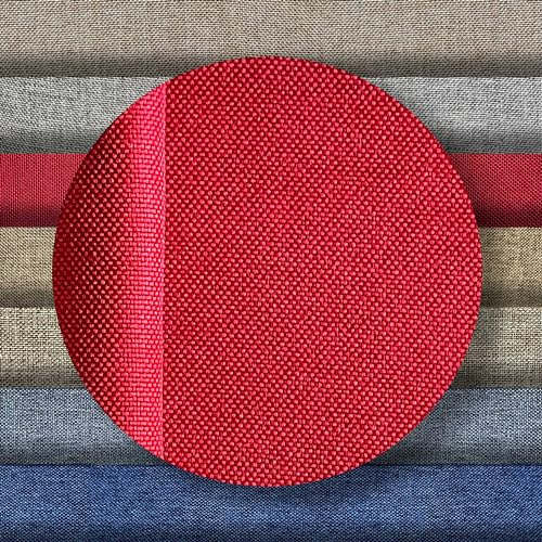 Polsterstoff 2x1,40 M. Polsterstoff Möbelstoff Meterware. Stoff für Sofa, Sessel, Kissen. Reißfest und Widerstandsfähig. Canvas Fabric Decorative (Rote Farbe)