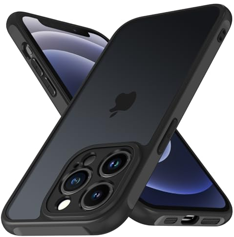 iVoler Cover Opaca per iPhone 12 Pro Max 6.7 Pollici, [Protezione Della Fotocamera] [Antiurto di Grado Militare] Custodia Traslucida Posteriore Ultra Sottile Anti-Impronte Protettiva Case