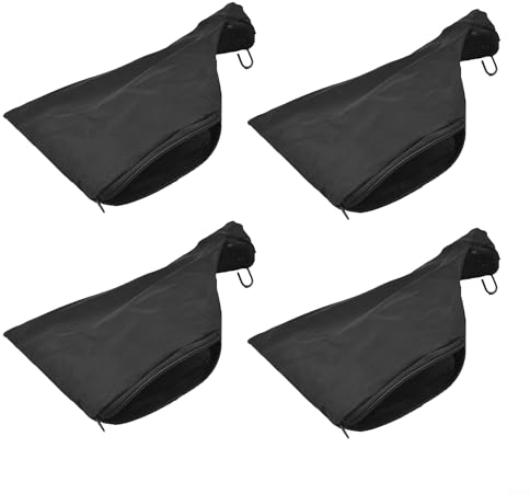 Anti-dust Cover Bag with Zip & Wire for 255 Miter Saw Belt Sander Parts,Replacement Dust-Bag for Circular-Saws Parts(4pcs)