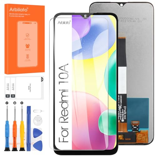 Pantalla para Xiaomi Redmi 10A / Redmi 9A / Redmi 9C / Redmi 9C NFC Pantalla LCD Pantalla Táctil Digital Montaje completo con Herramientas de Reparación