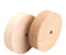 CBRIGHT 2pcs Polierscheibe für Schleifbock aus Filz Wolle mit Loch, Ø 100mm, 25mm dick, Polierfilz für Bench Grinder oder Matrize Schleifer(Fein&Grob)