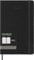 Moleskin Weekly Planner, Vertikaler Pro 12 Monate 2025 Wochenplaner, Fester Einband und Elastischer Verschluss, Farbe Schwarz, Großes Format 13x21 cm