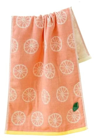 CBLdF Towel Super Soft Single Yarn Lemon Morning Series Cotton Towel And Bath Towel Set, Face Wash And Bath Towels For Couples-Qmqcnm-Fmj-Chmj-A Set