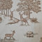 Stoff Meterware pflegeleicht Toile de Foret natur braun Dekostoff Vorhangstoff Tischdeckenstoff Kissenstoff selber nähen Meterware