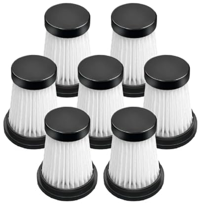 7Pcs HEPA Filter Parts Compatible with Moosoo K12 Pro K13 Cordless Vacuum Cleaner for Genius Invictus One 1.0 X7