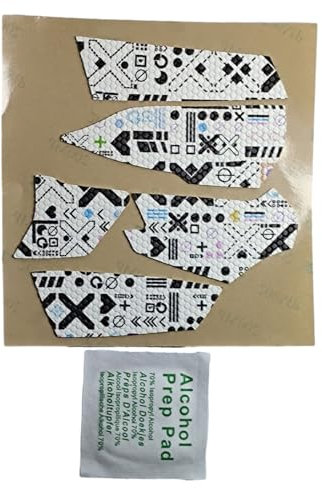 Oadnijuie Griptape-Seitenaufkleber für G502X, rutsch- und schweißresistent, Silikonhaut, Anti-Rutsch-Pad